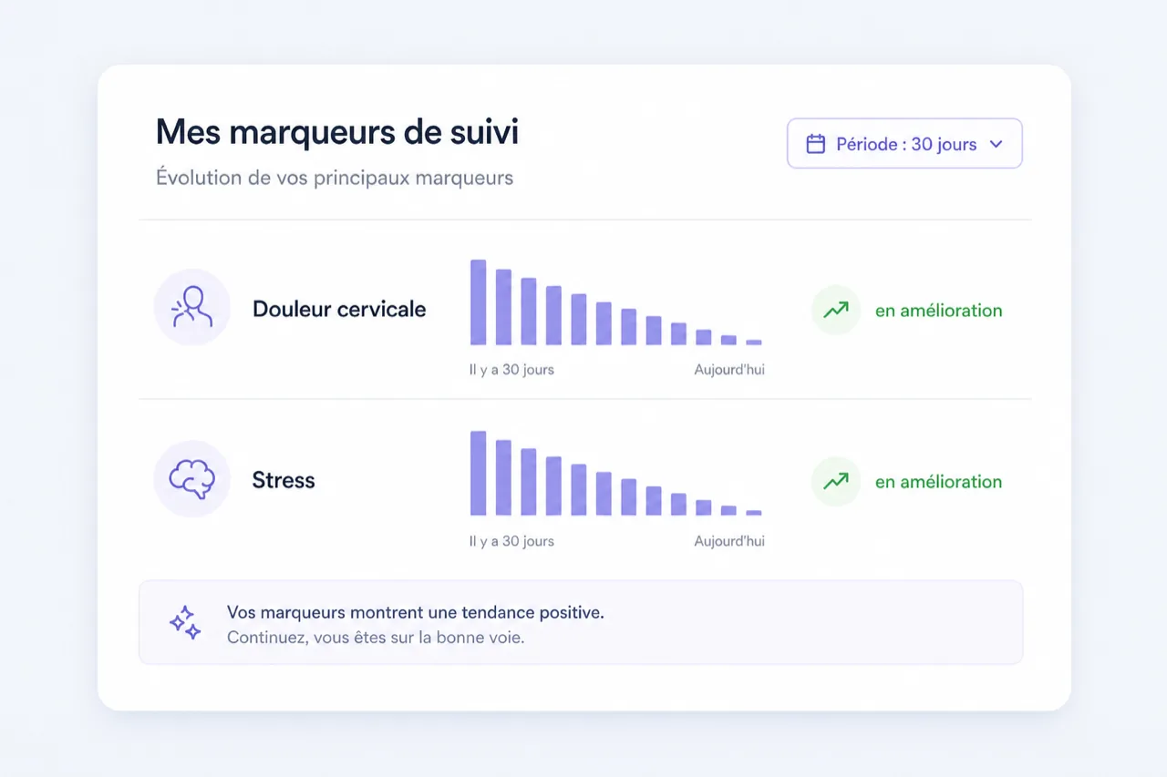 Suivi intelligent et marqueurs d'évolution dans DiagNotes
